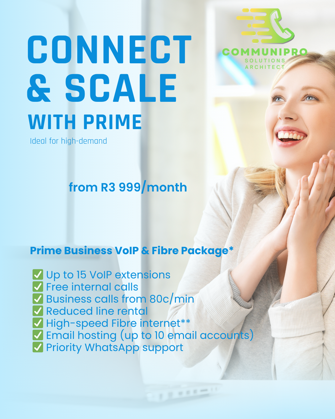 Prime package ideal for high-demand